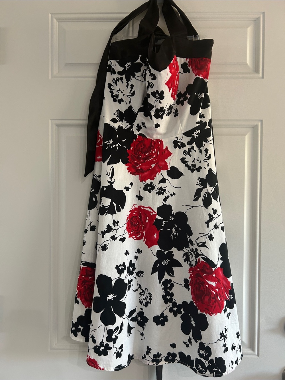 Floral Halter Dress 1950’s summer